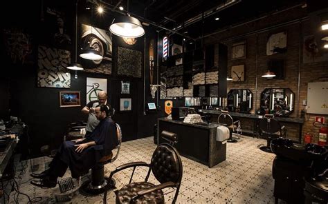 Barbearia em São Paulo.